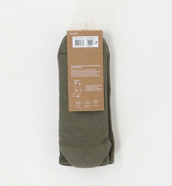 UNITED ARROWS「＜On＞Hybrid Sock High 2P/ハイブリッド 2Pソックス」|ソックス|