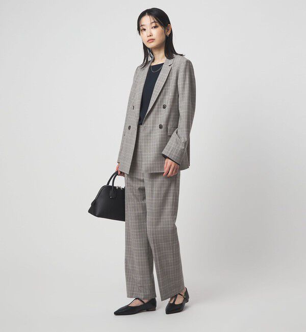 UNITED ARROWS green label relaxing「［size SHORT/TALLあり］カチリラ ストレート パンツ ウォッシャブル ストレッチ」|スラックス|