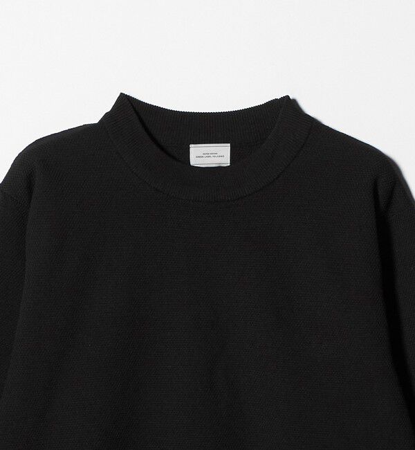 UNITED ARROWS green label relaxing「A+ ポリエステル タック モックネック 長袖 ニット -ウォッシャブル-」|ニット・セーター|