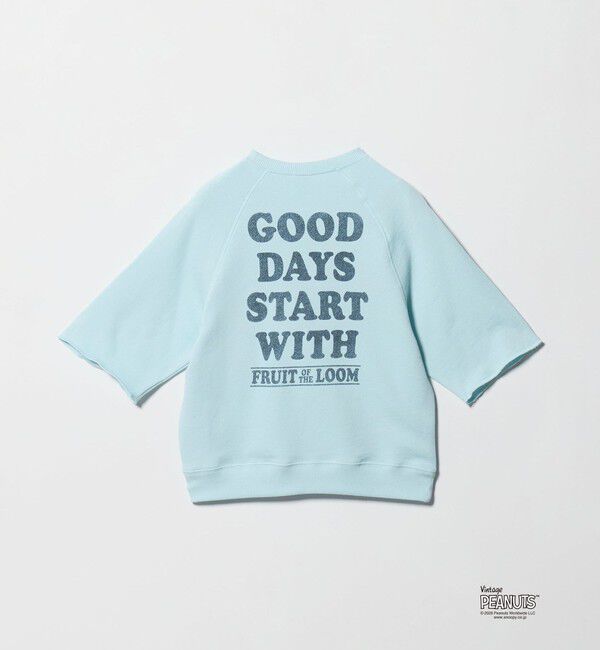UNITED ARROWS green label relaxing「＜FRUIT OF THE LOOM&times;PEANUTS＞スウェット 5分袖 / キッズ  140cm-150cm」|Tシャツ・カットソー|