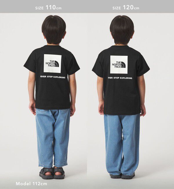 UNITED ARROWS green label relaxing「＜THE NORTH FACE＞ショートスリーブ バックスクエア ロゴTシャツ / キッズ  110cm-120cm」|Tシャツ・カットソー|
