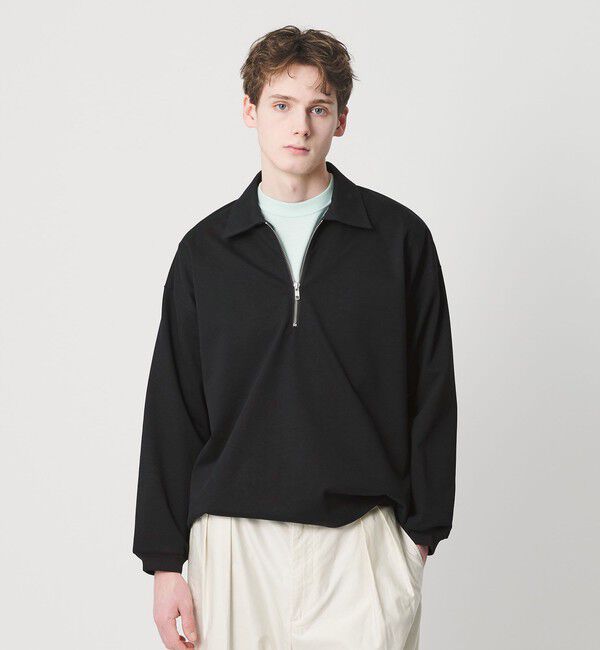 BEAUTY&YOUTH UNITED ARROWS「DENCE コットン ジップ ポロカットソー」|Tシャツ・カットソー|
