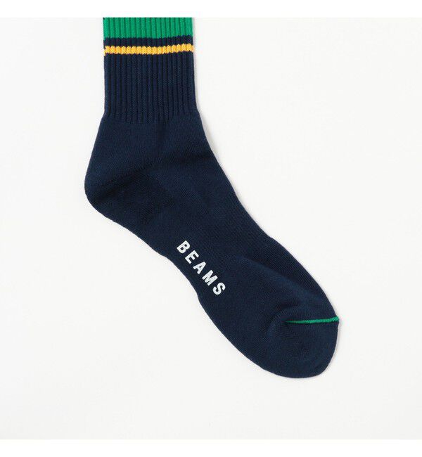 BEAMS「ライン カラー ソックス」|ソックス|