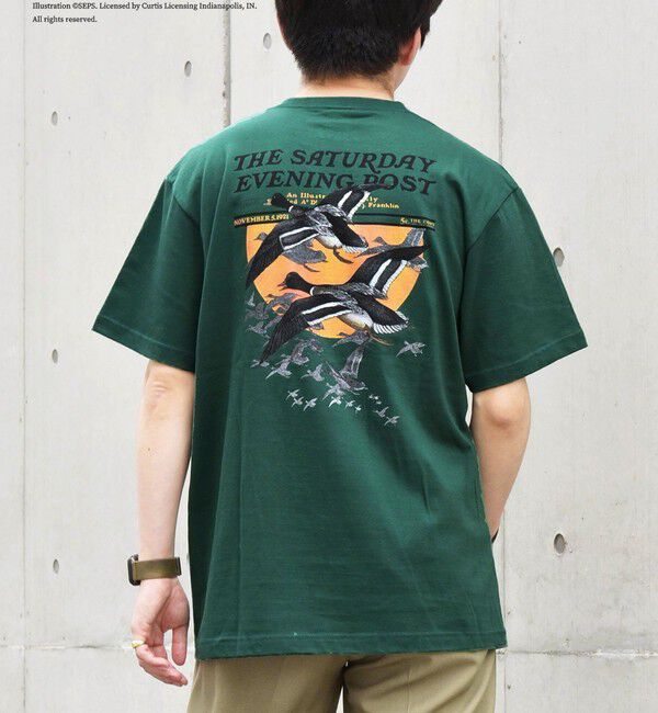 SHIPS any「SHIPS any: The Saturday Evening Post プリント Tシャツ◇」|Tシャツ・カットソー|