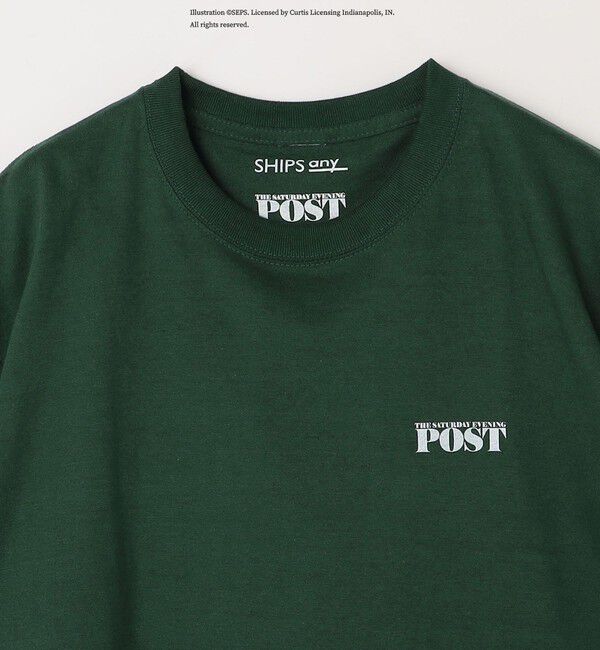 SHIPS any「SHIPS any: The Saturday Evening Post プリント Tシャツ◇」|Tシャツ・カットソー|