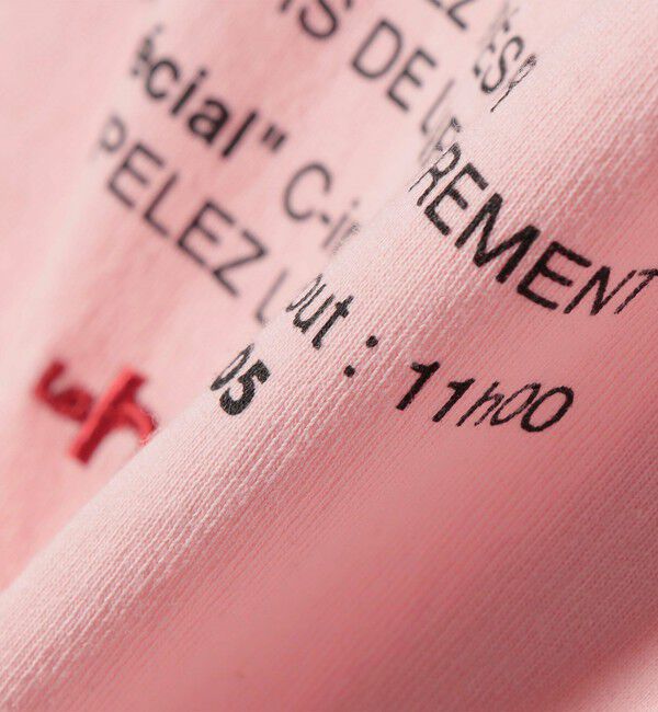 SHIPS any「《一部追加予約》【SHIPS any別注】La Hutte:〈洗濯機可能〉デザイン ロゴ プリント TEE 26SS」|Tシャツ・カットソー|