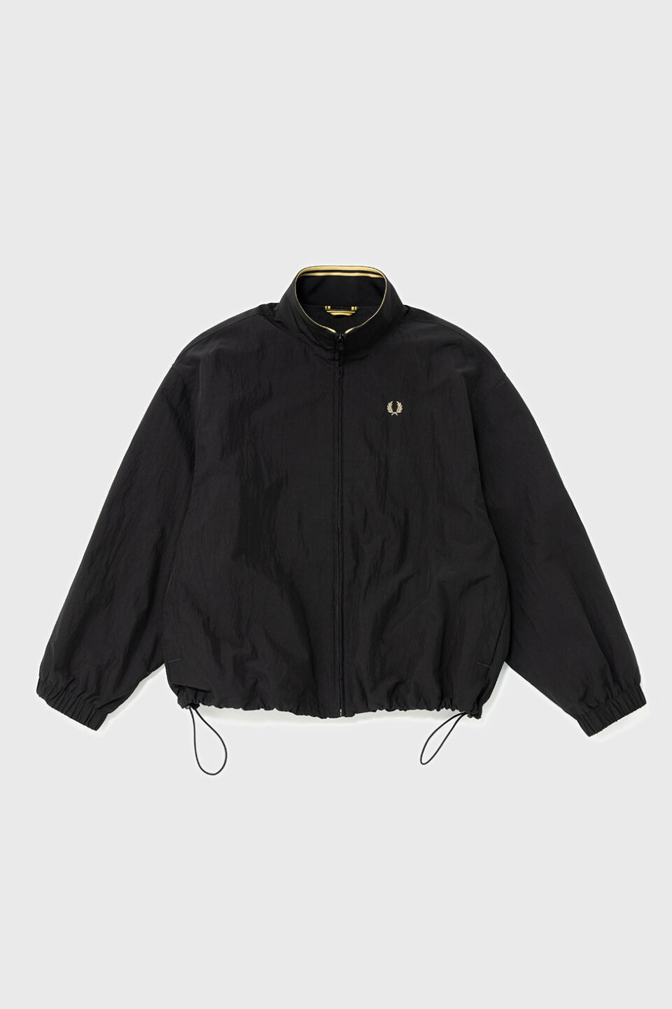 FRED PERRY ジップスルージャケット Zip Through Jacket(8 90A：BLACK / CHAMPAGNE): | FRED PERRY JAPAN