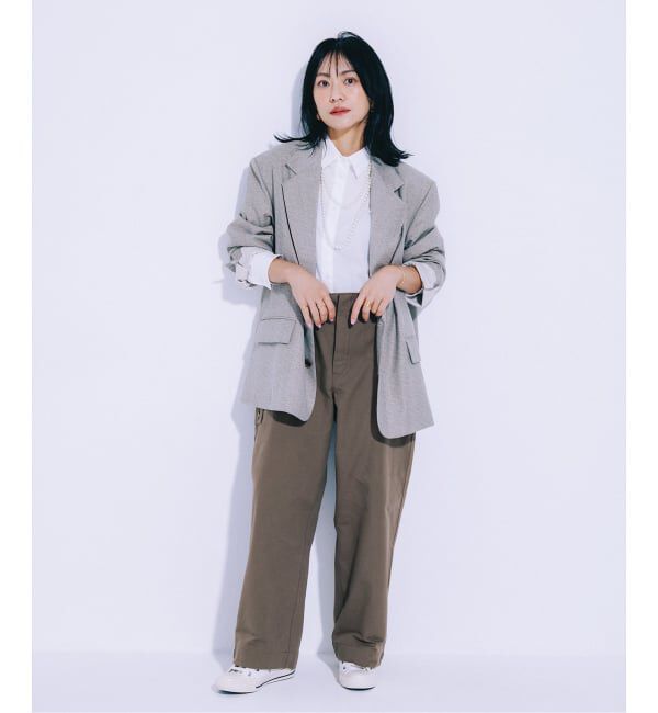 OUTDOOR PRODUCTS Usual Things「Cozue Ninomiya EX suspender pants」|スラックス|