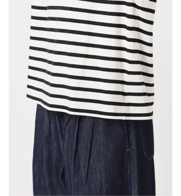 OUTDOOR PRODUCTS Usual Things「コットンボーダーワイドノースリTEE」|Tシャツ・カットソー|