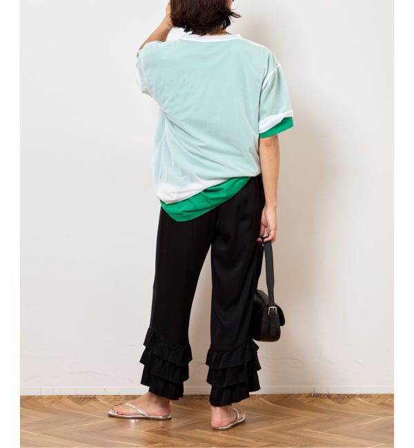  「TIERED CROPD SATIN パンツ」|その他|