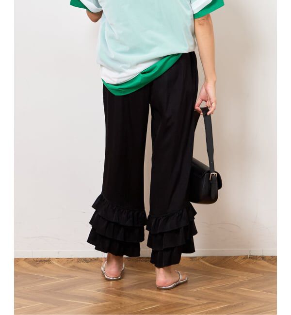  「TIERED CROPD SATIN パンツ」|その他|