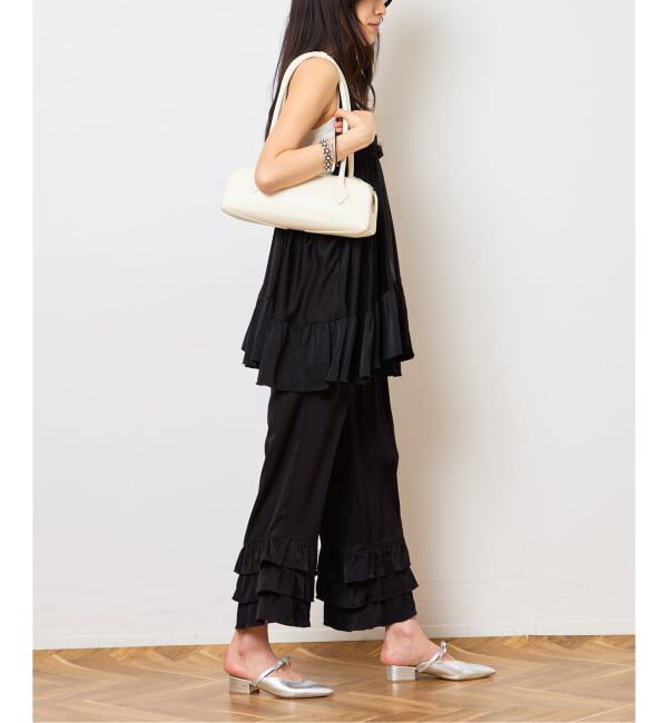  「TIERED CROPD SATIN パンツ」|その他|