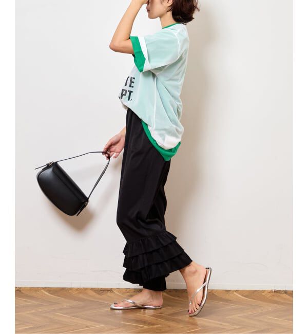  「TIERED CROPD SATIN パンツ」|その他|