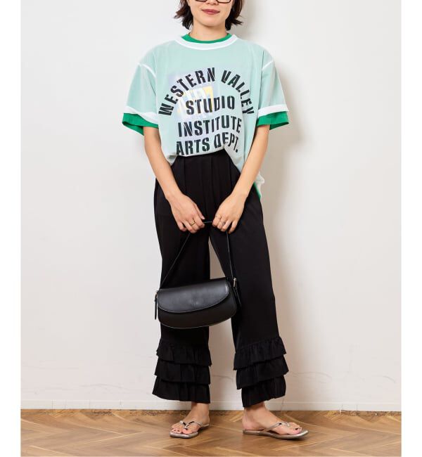  「SHEER LOGO TEE」|Tシャツ・カットソー|