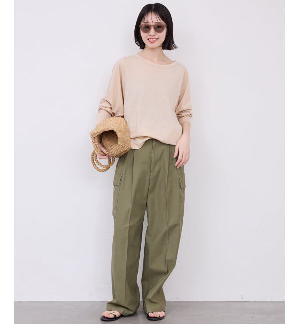 SLOBE IENA「シアー天竺ニュアンスプルオーバー」|Tシャツ・カットソー|