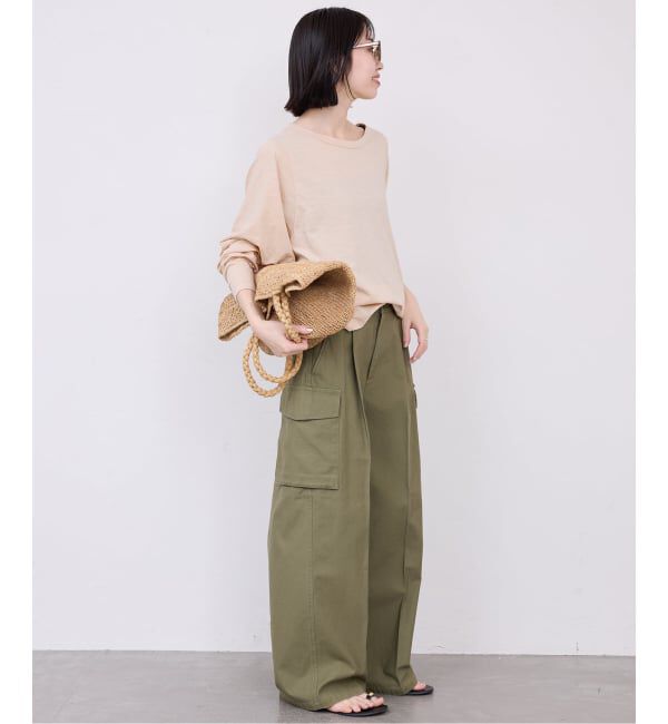 SLOBE IENA「シアー天竺ニュアンスプルオーバー」|Tシャツ・カットソー|