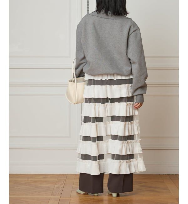 IENA LA BOUCLE「IENA LA BOUCLE ダンダンプリーツスカート」|スカート|