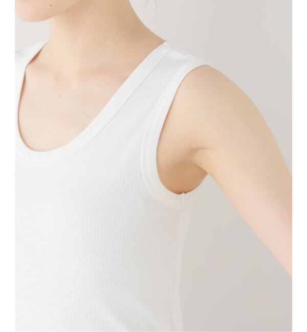 IENA「《UVカット》テレコストレッチフレンチノースリーブ」|Tシャツ・カットソー|