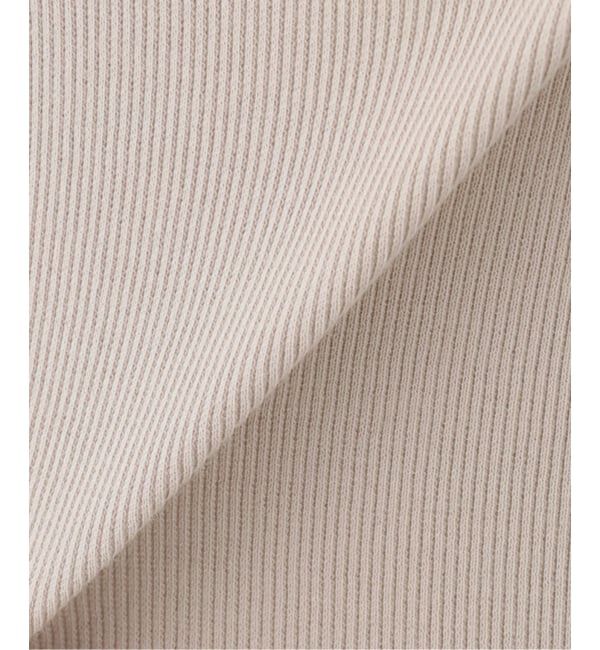 IENA「《UVカット》テレコストレッチフレンチノースリーブ」|Tシャツ・カットソー|