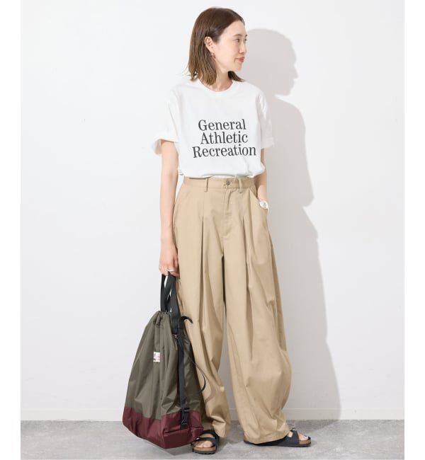 SLOBE IENA「THE NORTH FACE/ザ ノース フェイス GAR Typographic White S/S Tee NT32666」|Tシャツ・カットソー|