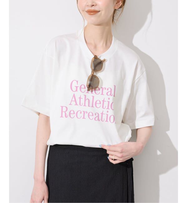 SLOBE IENA「THE NORTH FACE/ザ ノース フェイス GAR Typographic White S/S Tee NT32666」|Tシャツ・カットソー|ピンク
