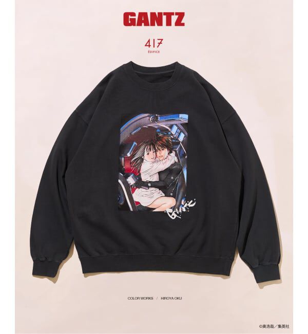 417 EDIFICE「GANTZ / ガンツ 417別注 COLORWORKS スウェット」|スウェット・ジャージ|ブラック B