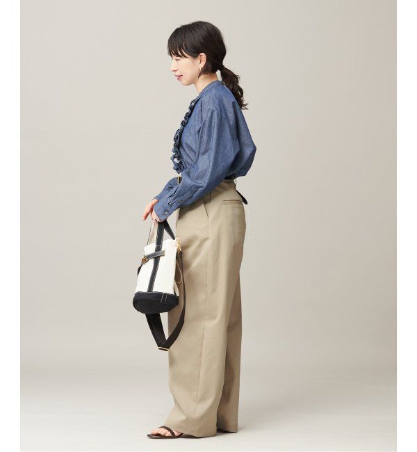 journal standard L'essage「《追加2》CP タックチノパンツ」|チノ|