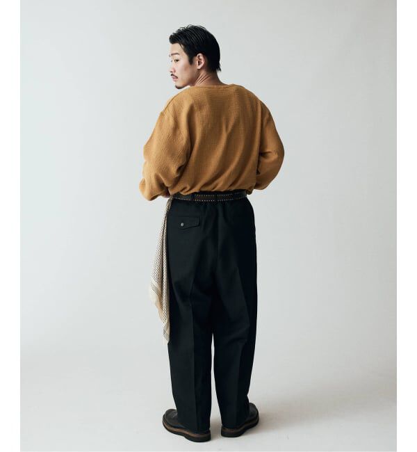 J.S.Homestead「J.S.Homestead / T/R/W ヘリンボーン インフレーション スラックス」|スラックス|