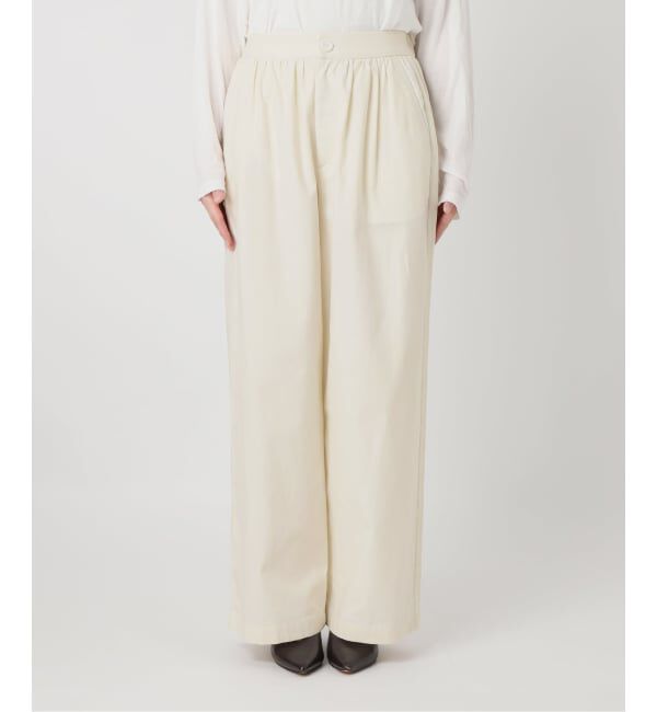 JOURNAL STANDARD relume「コットンツイルギャザーワイドパンツ」|その他|