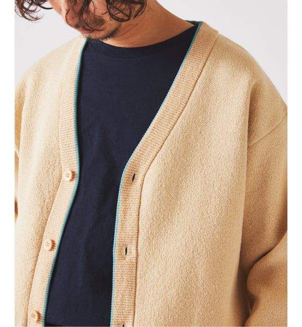 JOURNAL STANDARD relume「ドライタッチ ブークレ Vネック カーディガン」|カーディガン|
