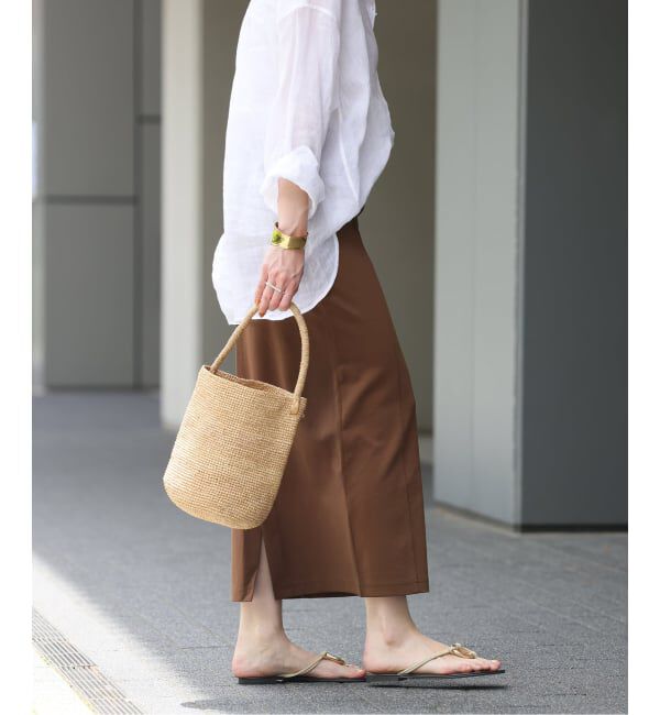 JOURNAL STANDARD relume「《追加》ストレッチポンチIラインスカート」|スカート|