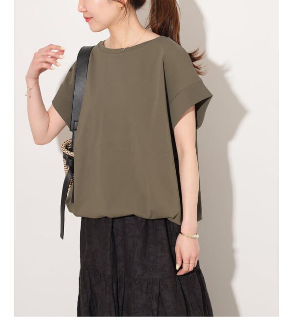 JOURNAL STANDARD relume「《予約》コットンドロップショルダー ドロストT」|Tシャツ・カットソー|ブラウン