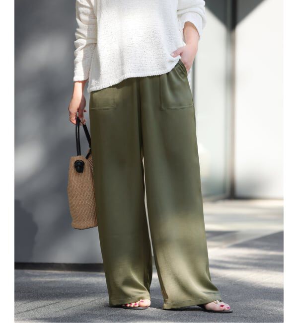 JOURNAL STANDARD relume「《追加2》サテンベイカーパンツ」|その他|