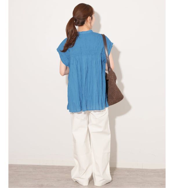 JOURNAL STANDARD relume「コットンボイルクリンクルピンタックフレンチ」|シャツ・ブラウス|