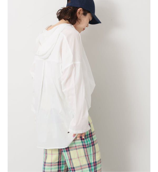 journal standard luxe「キャンブリック フードシャツ」|シャツ・ブラウス|ホワイト