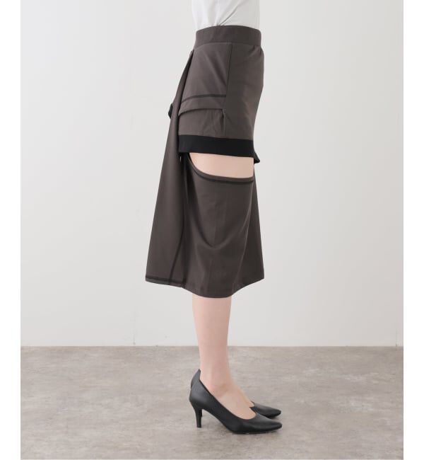Oriens JOURNAL STANDARD「【OPEN YY / オープンワイワイ】 COLOR BLOCK PANEL CUTOUT SKIRT」|スカート|
