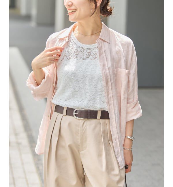 JOURNAL STANDARD「《予約》ストレッチフラワーレースタンク」|Tシャツ・カットソー|