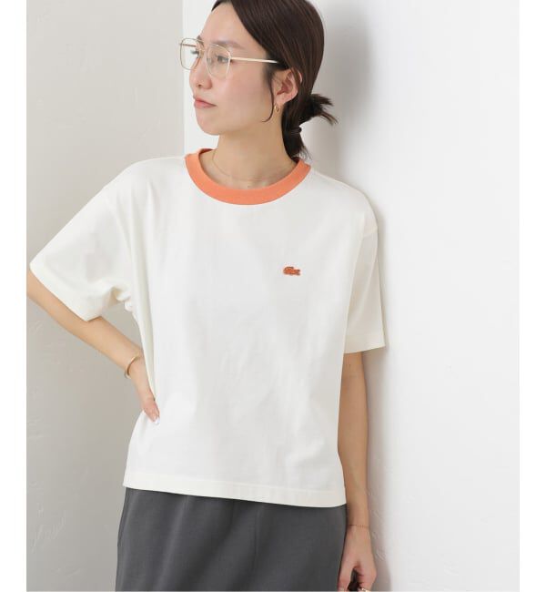 JOURNAL STANDARD relume「《追加予約》別注【LACOSTE/ラコステ】リンガーTシャツ」|Tシャツ・カットソー|
