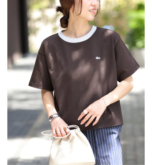 JOURNAL STANDARD relume「《追加予約》別注【LACOSTE/ラコステ】リンガーTシャツ」|Tシャツ・カットソー|