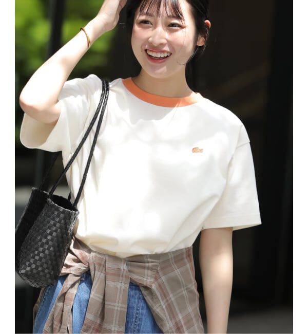 JOURNAL STANDARD relume「《追加予約》別注【LACOSTE/ラコステ】リンガーTシャツ」|Tシャツ・カットソー|