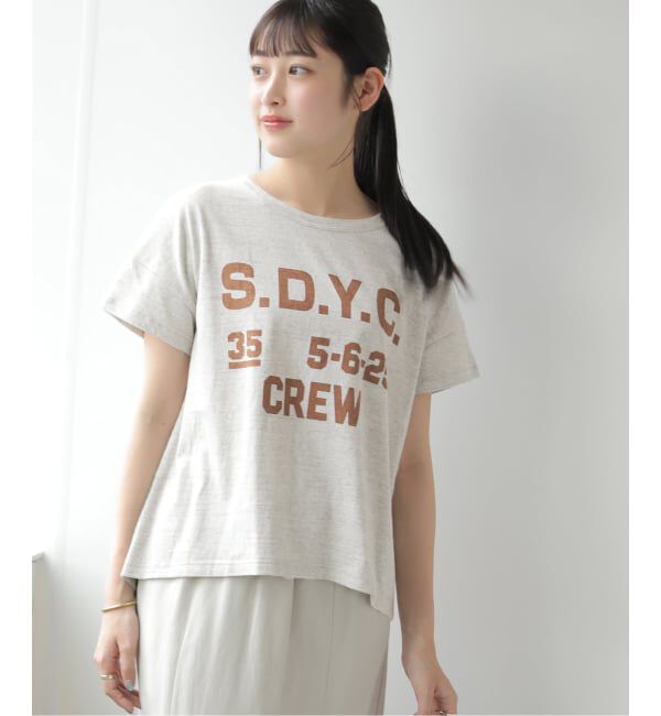 JOURNAL STANDARD relume「《予約》【HOLIDAYS COMFORT/ホリデーズ コンフォート】ラフィテンジクTEE」|Tシャツ・カットソー|グレーB