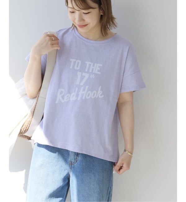 JOURNAL STANDARD relume「《予約》【HOLIDAYS COMFORT/ホリデーズ コンフォート】ラフィテンジクTEE」|Tシャツ・カットソー|パープル C