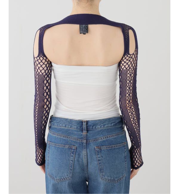 JOURNAL STANDARD「【EUCHRONIA/ユークロニア】 Stretch lace short Tops」|ニット・セーター|