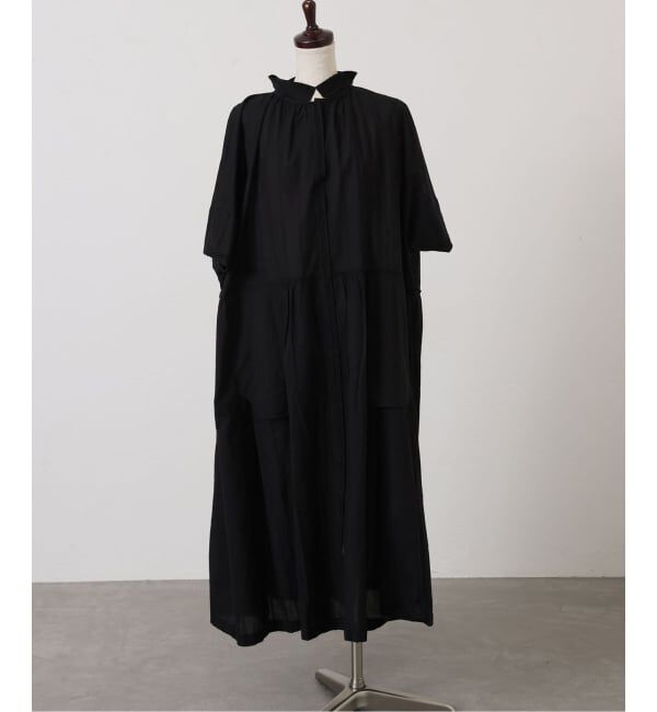 journal standard luxe「《予約》ドビーストライプ ギャザードルマンワンピース」|ワンピース|