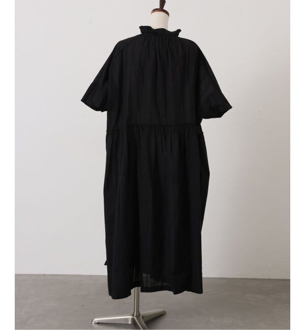 journal standard luxe「《予約》ドビーストライプ ギャザードルマンワンピース」|ワンピース|