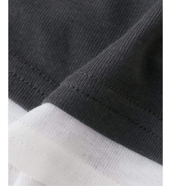 Spick and Span「シアーリブレイヤードプルオーバー」|Tシャツ・カットソー|