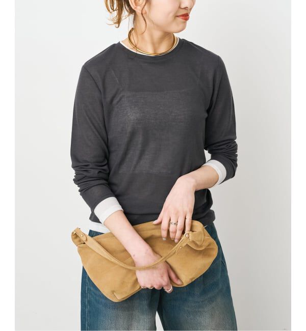 Spick and Span「シアーリブレイヤードプルオーバー」|Tシャツ・カットソー|