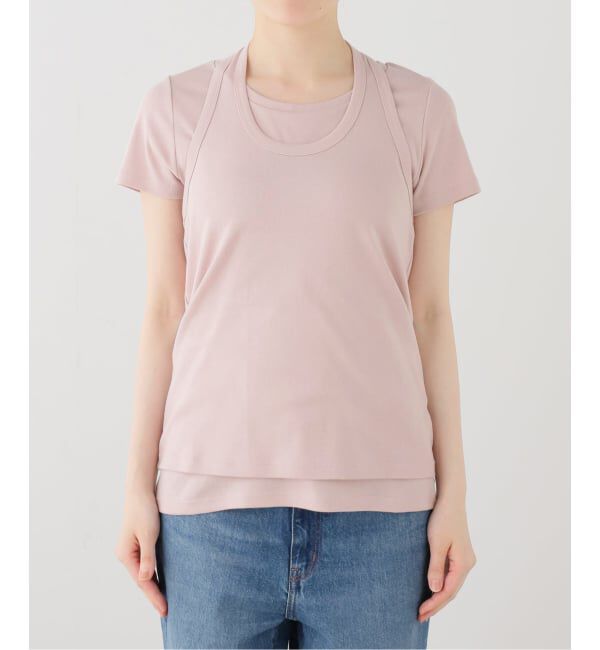 FRAMeWORK「レイヤードアンサンブル」|Tシャツ・カットソー|
