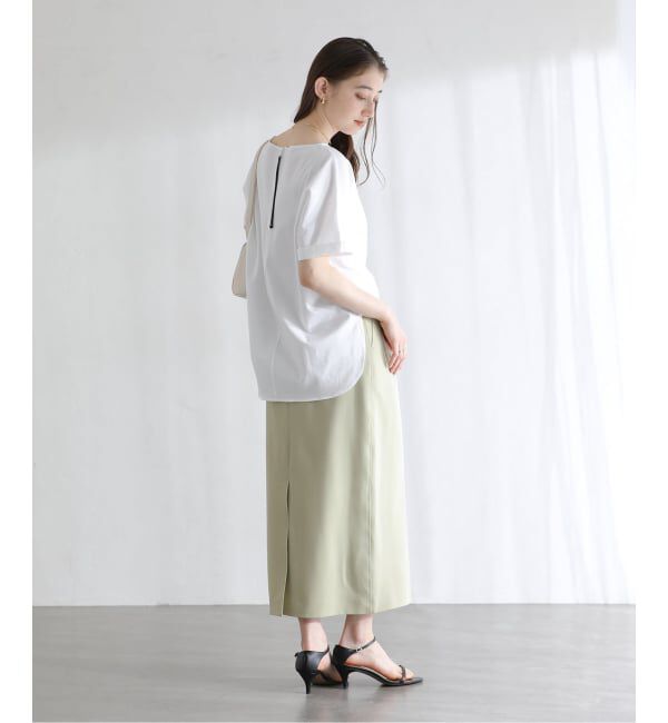  「《予約》【洗える】高機能カーブヘムプルオーバー」|Tシャツ・カットソー|