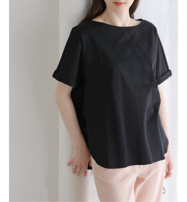  「《予約》【洗える】高機能カーブヘムプルオーバー」|Tシャツ・カットソー|